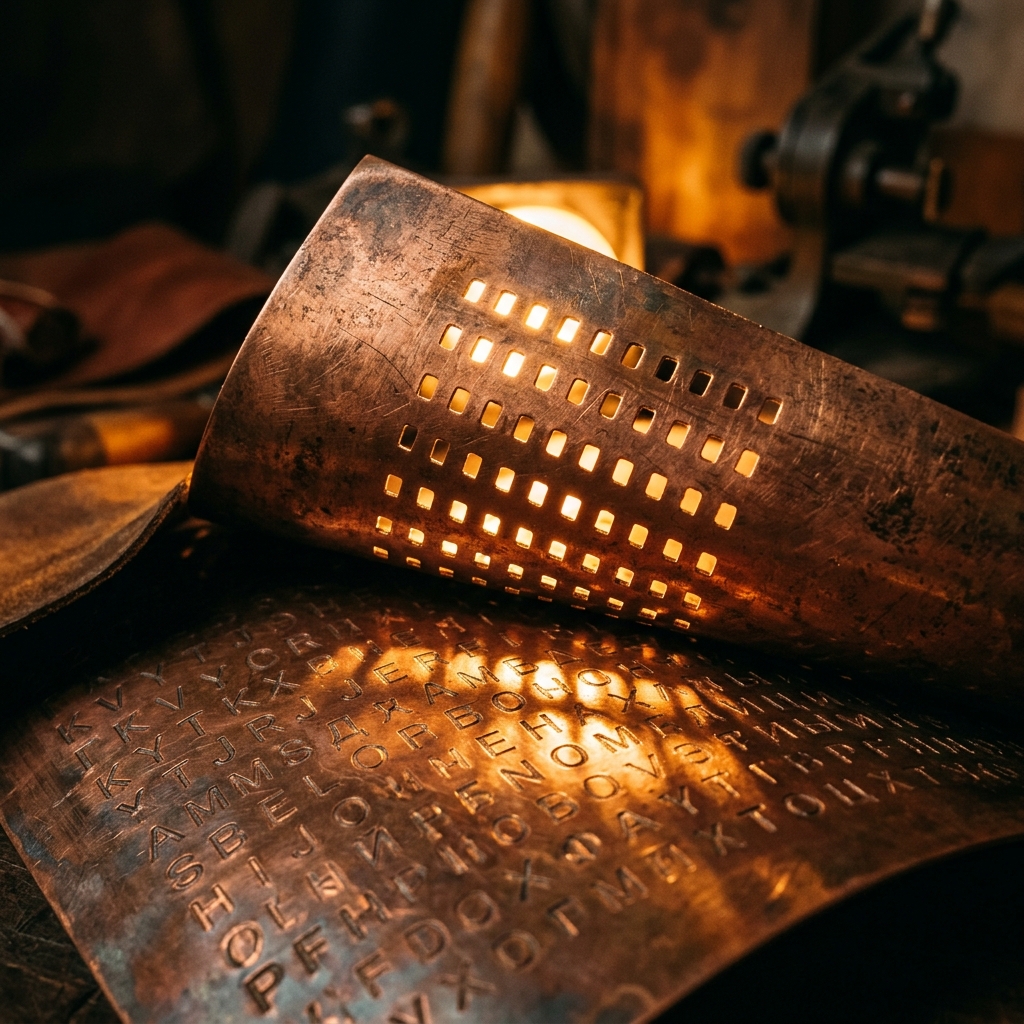 Reconstructed Copper Stencil